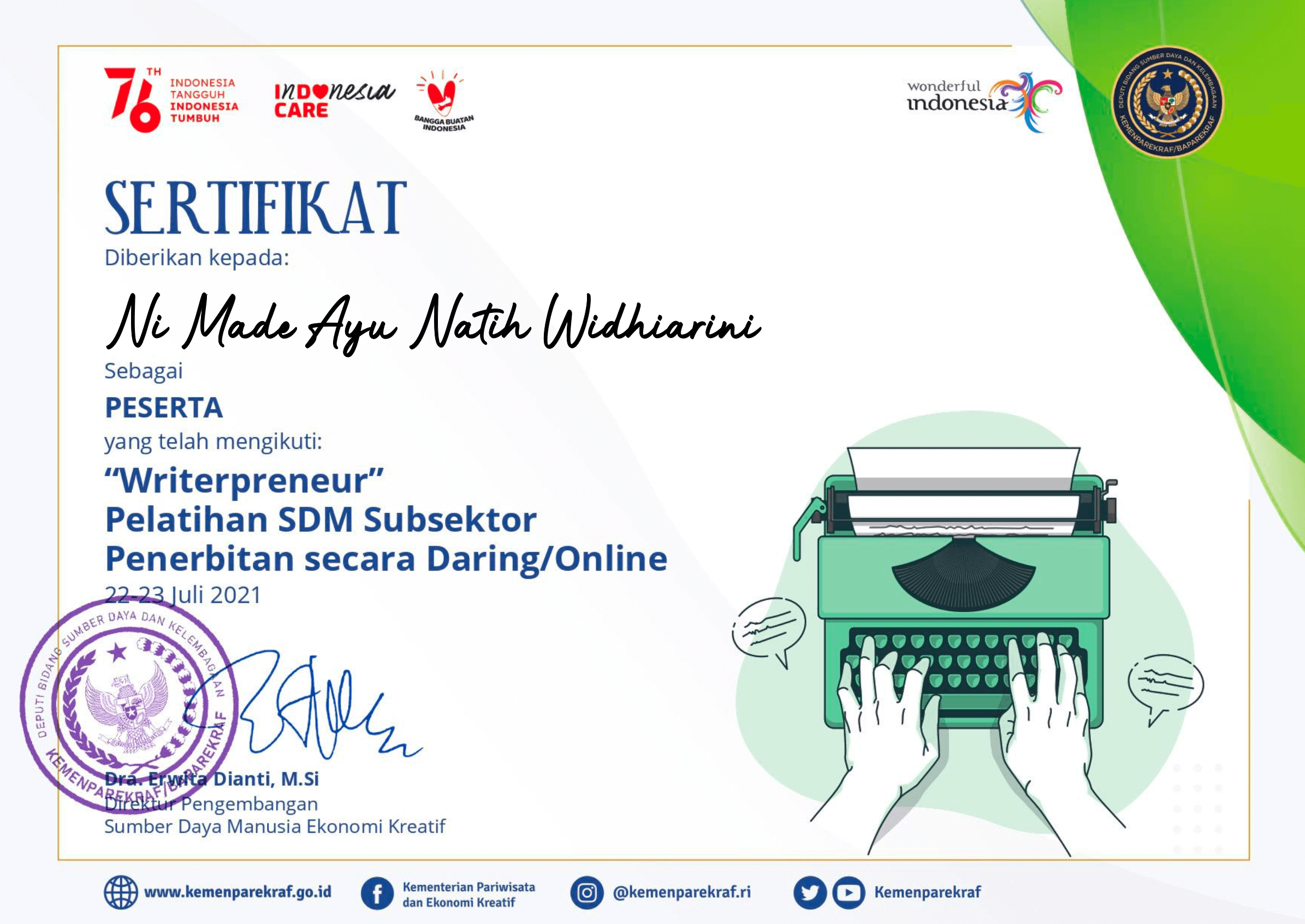 pelatihan-workshop-kemenparekraf