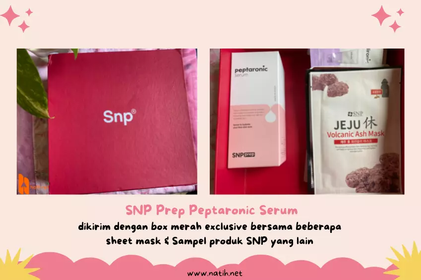 Box kemasan warna merah yang cantik