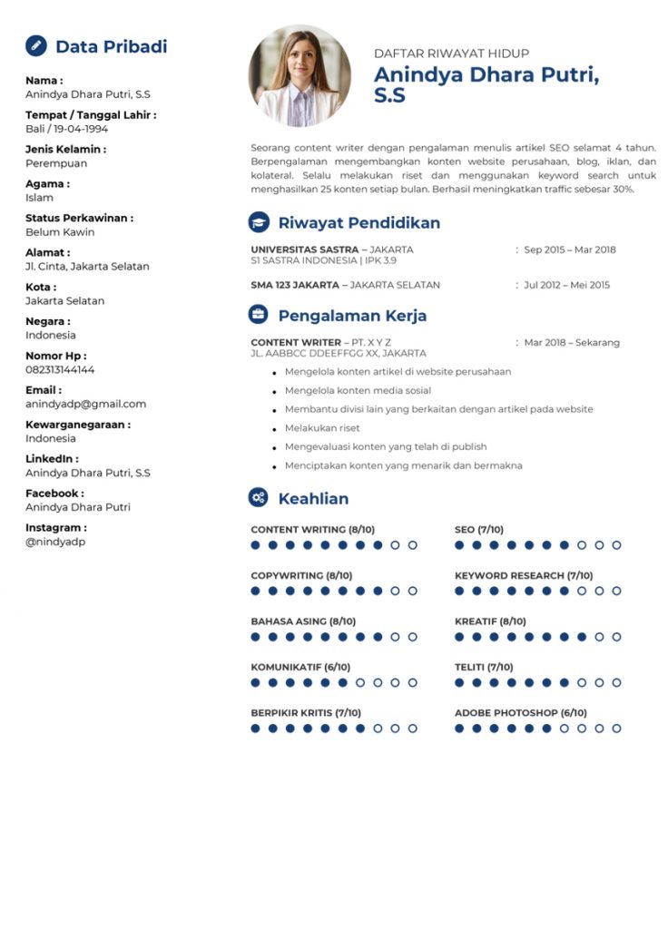 Platform bikinb CV mudah dan praktis di bikinCV