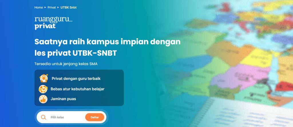 les privat biologi untuk UTBK di ruang guru